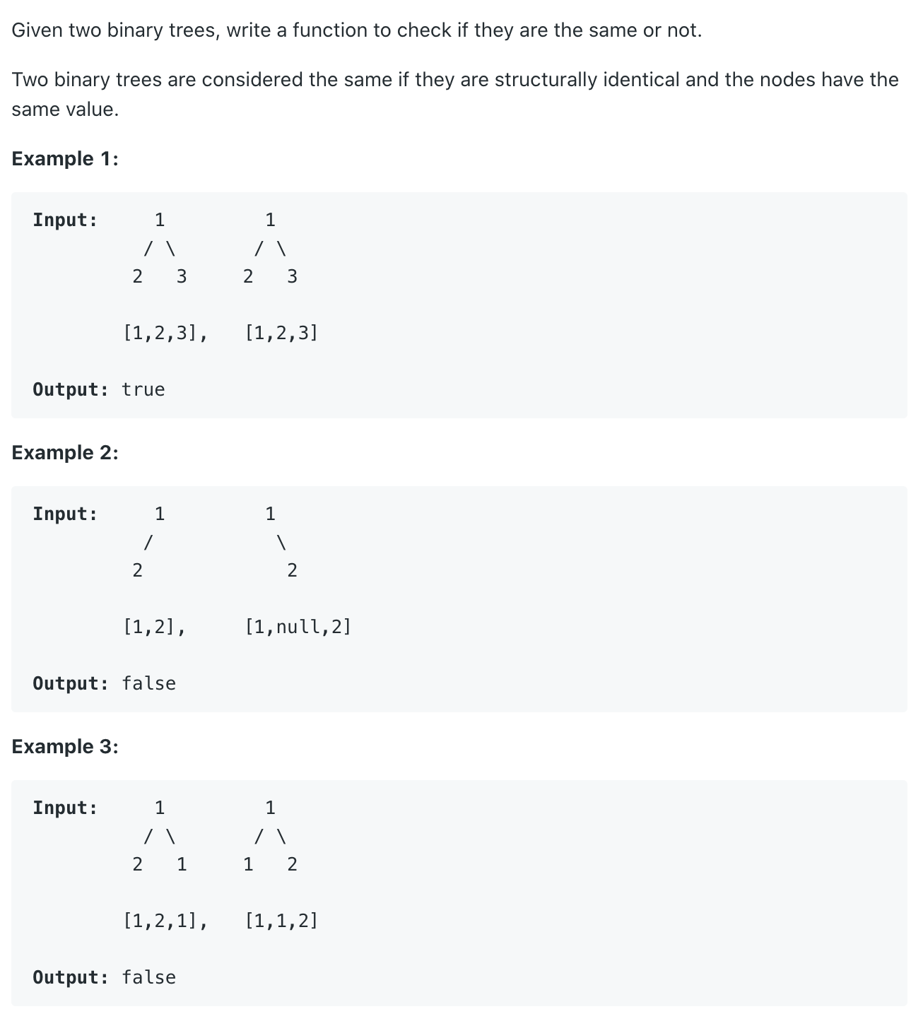 100. Same Tree – Kickstart Coding
