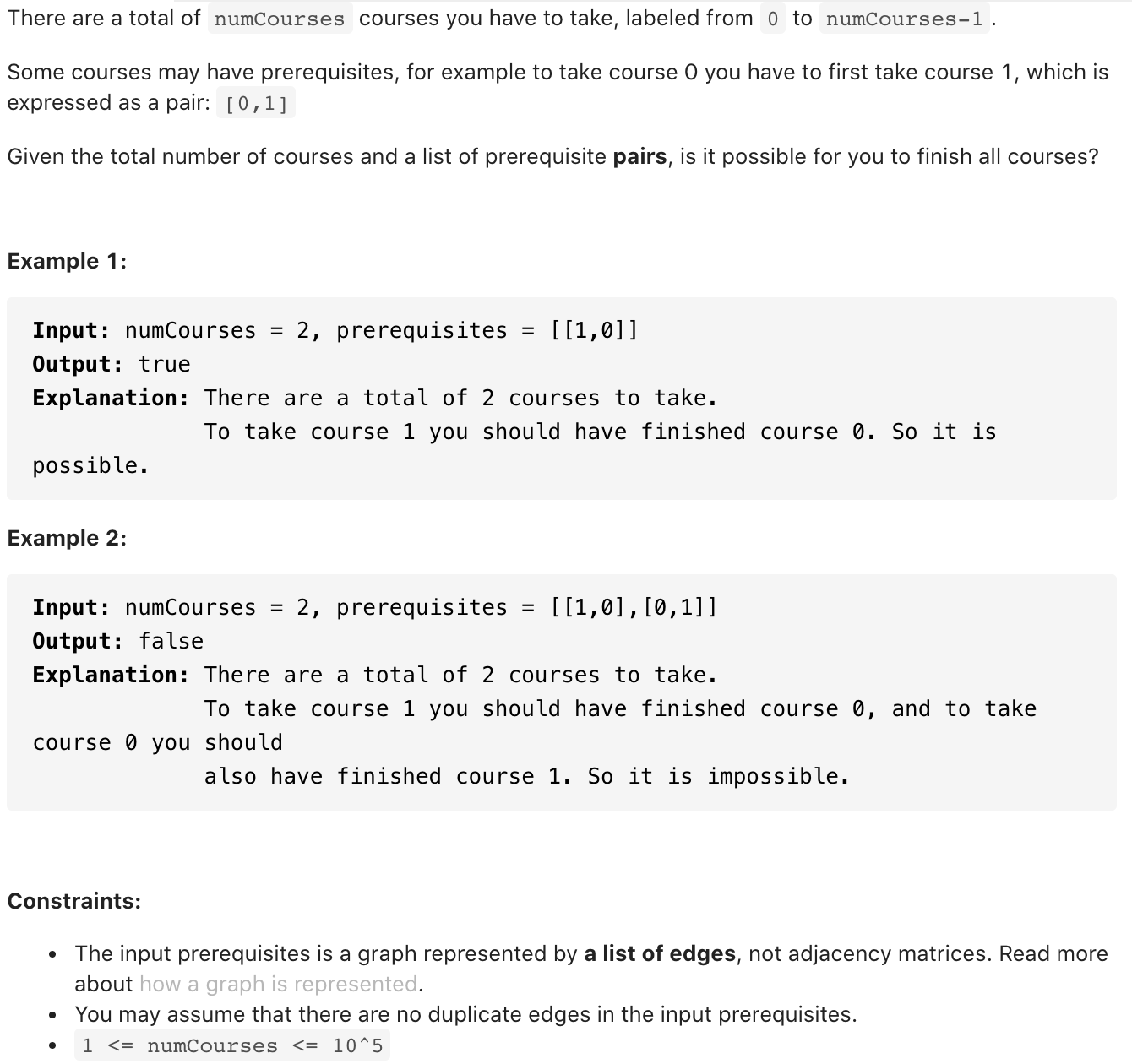 207. Course Schedule Kickstart Coding