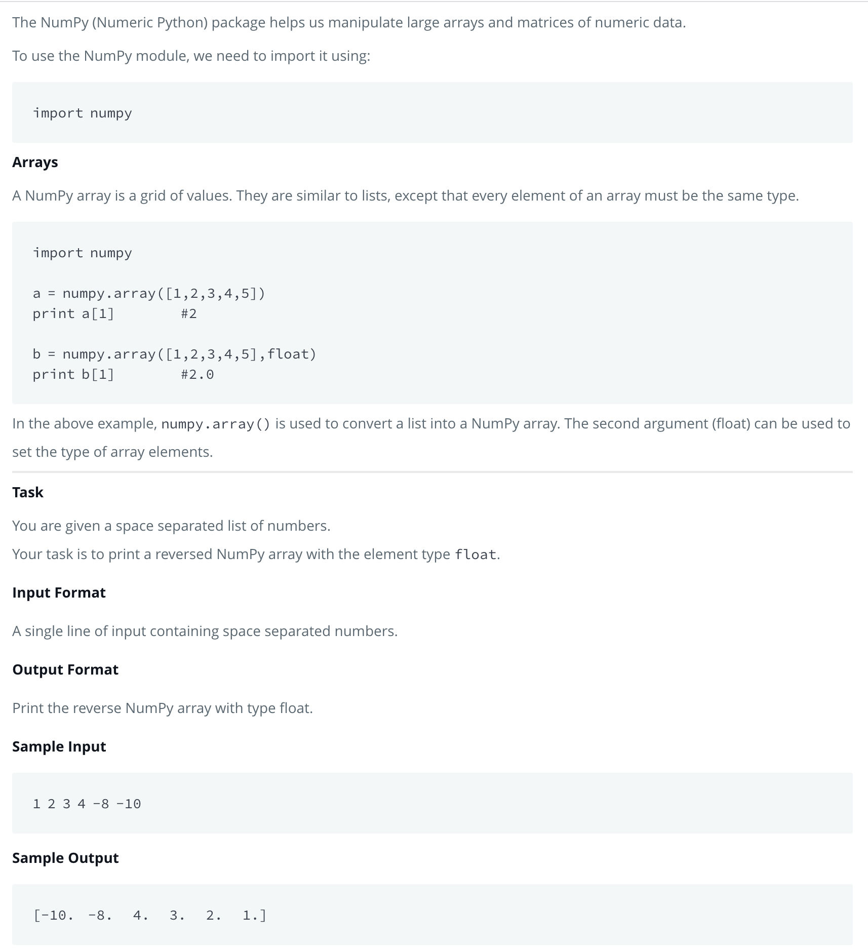Arrays – Kickstart Coding