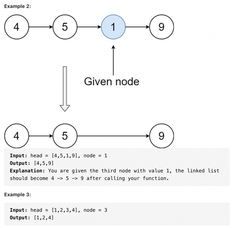 237. Delete Node in a Linked Lis Kickstart Coding