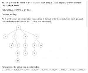 1506. Find Root of N-Ary Tree – Kickstart Coding