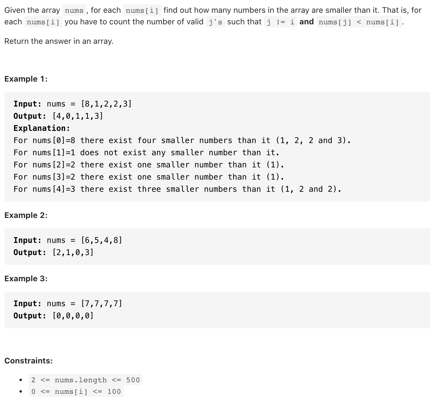 1365-how-many-numbers-are-smaller-than-the-current-number-kickstart