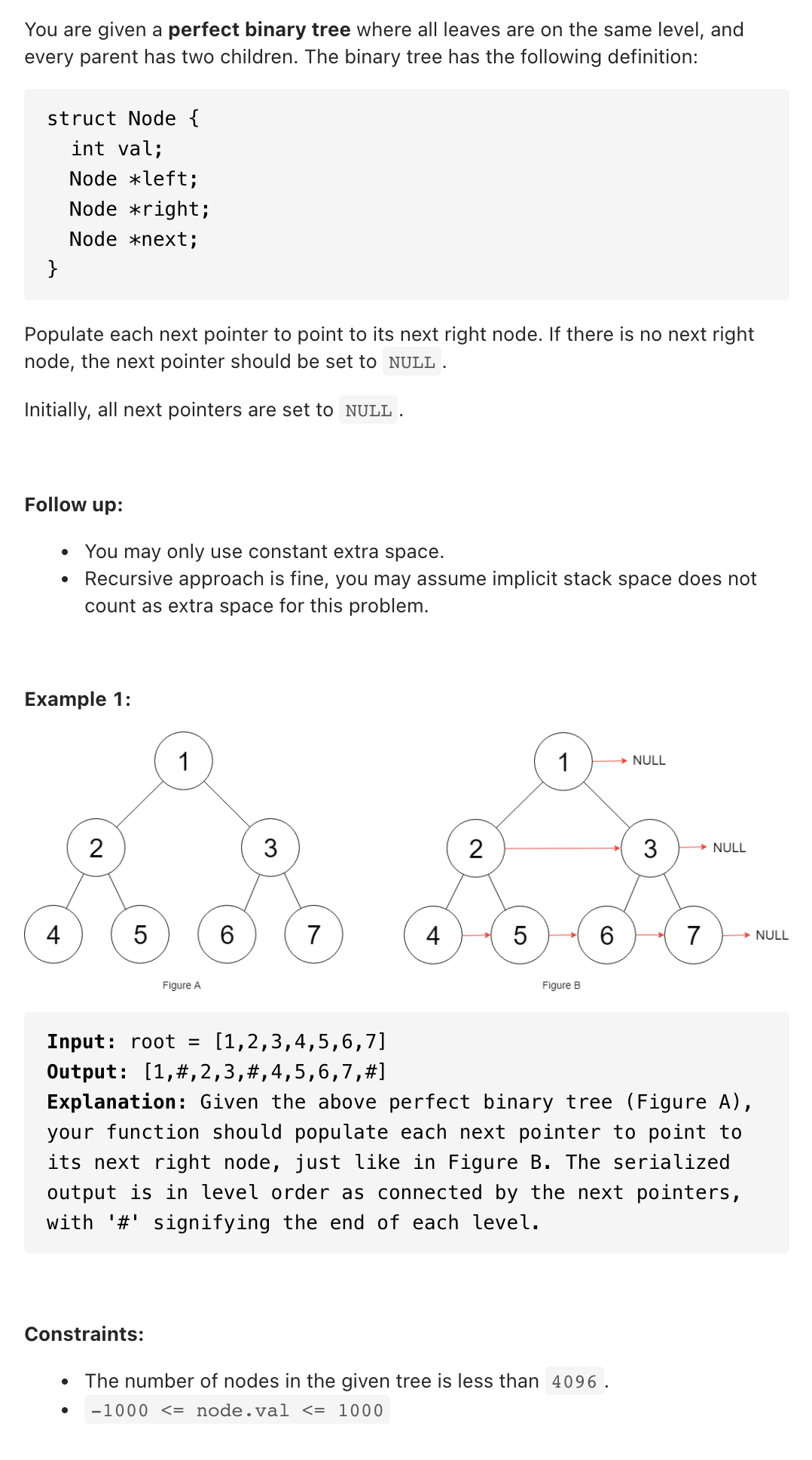 116. Populating Next Right Pointers in Each Node – Kickstart Coding