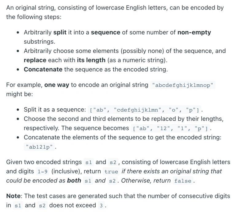 2060-check-if-an-original-string-exists-given-two-encoded-strings-kickstart-coding